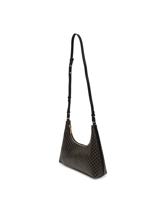Calvin Klein Ročna torba Calvin Klein Emblem Aop Conv Shoulder Bag LV04F3298G Črna