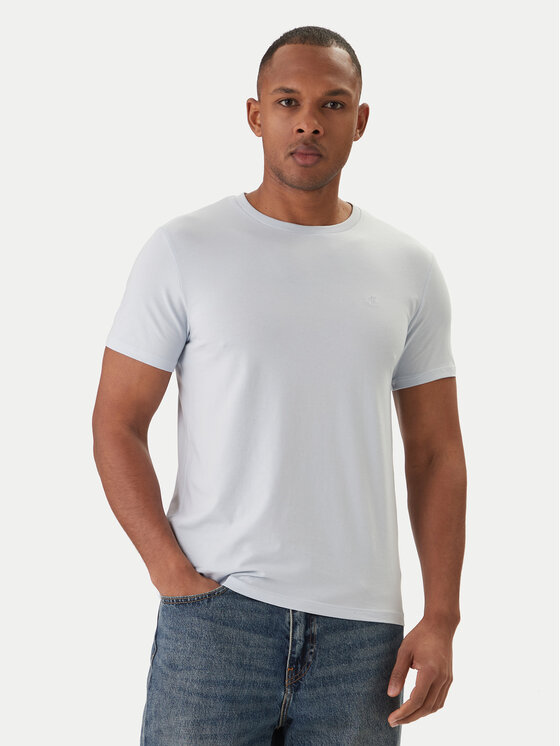 Calvin Klein Calvin Klein Camiseta LV04LC240G Celeste Slim Fit