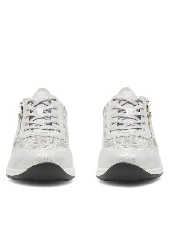 Rieker Polobotky Rieker N1112-80 Stříbrná