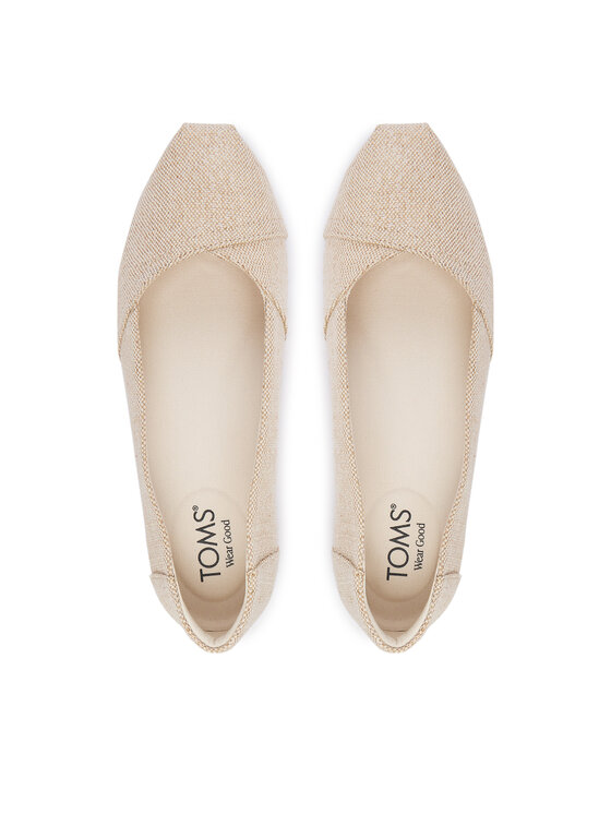 Toms Baleriny Toms Alpargata Ballet 10023042 Beżowy