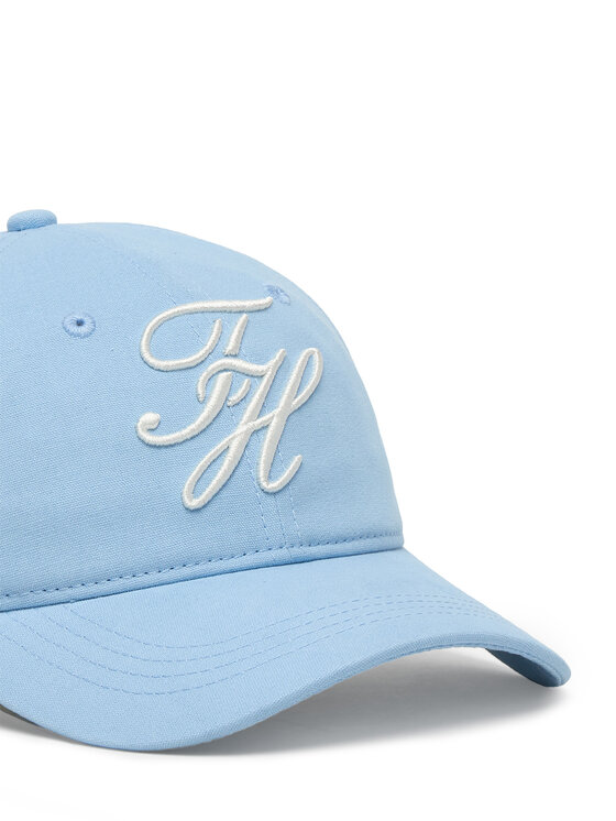 Tommy Hilfiger Șapcă Tommy Hilfiger Logo Embroidery Baseball Cap AW0AW18338 Albastru