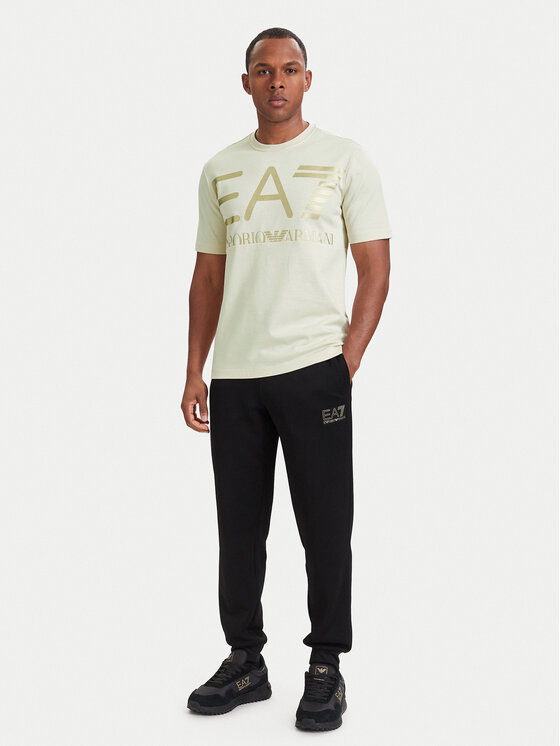 EA7 Emporio Armani EA7 Emporio Armani Camiseta 7M002200 AF27188 U1079 Beis Regular Fit