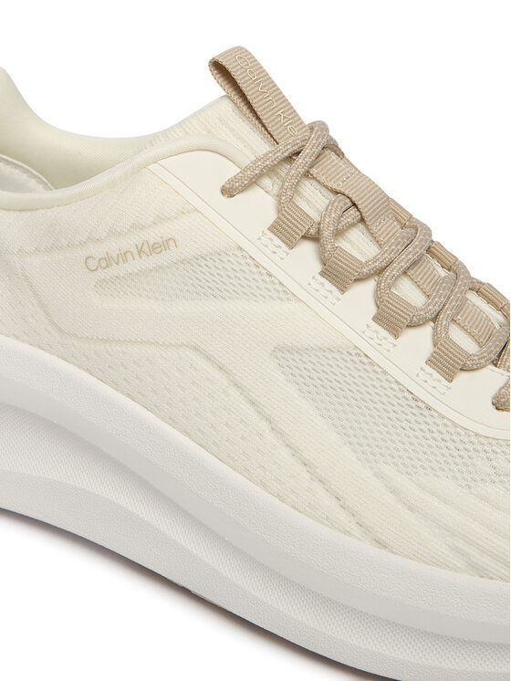 Calvin Klein Sneakersy Calvin Klein Chunky Run Ckstripe Lup Sp Kn HW0HW03006 Bílá