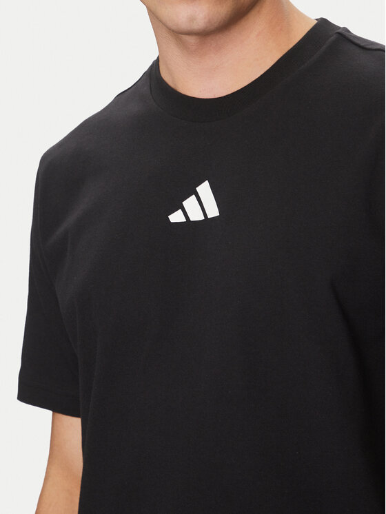 adidas adidas Marškinėliai German Engineering Graphic JP1528 Juoda Regular Fit