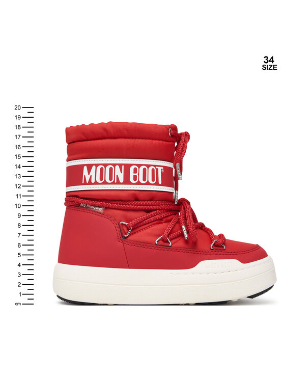 Moon Boot Śniegowce Moon Boot Jr Park Boot 80D3440020 M Czerwony