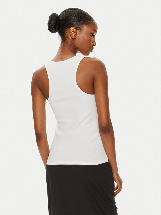 Patrizia Pepe Patrizia Pepe Топ 8M1617/J216-W103 Білий Slim Fit