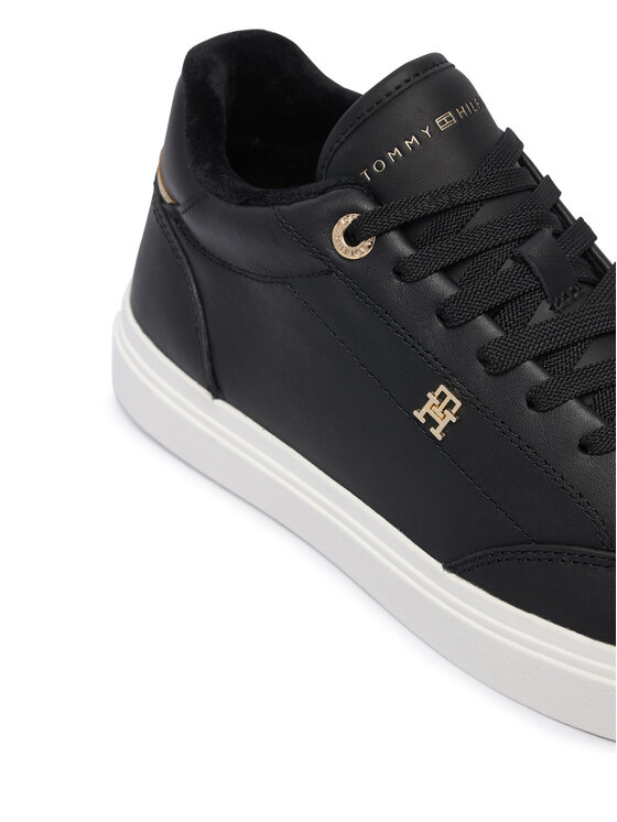 Tommy Hilfiger Snīkeri Tommy Hilfiger Th Chic Cupsole Mc FW0FW09595 Melns