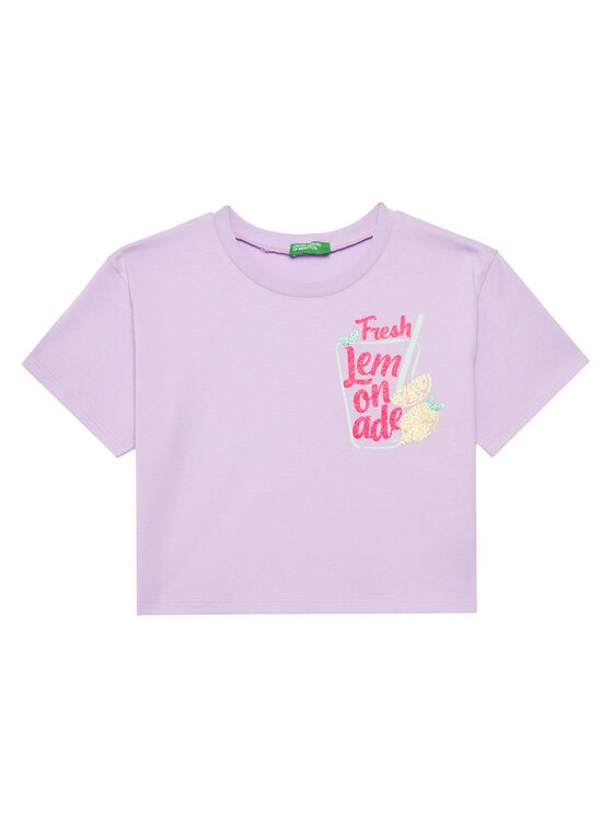 United Colors Of Benetton United Colors Of Benetton T-Shirt 35RYC10OZ Grün Regular Fit