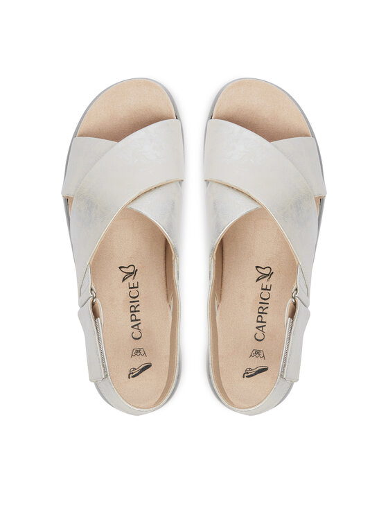 Caprice Sandali Caprice 9-28208-44 Srebrna