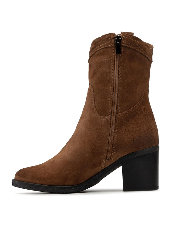 Ann Mex Μποτάκια Ann Mex 1098 12DR Καφέ