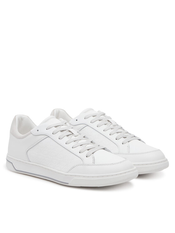 Calvin Klein Αθλητικά Calvin Klein Low Top Lace Up Lth Mono HM0HM01756 Λευκό