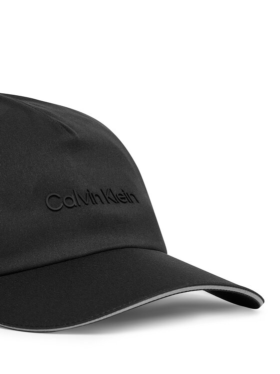 Calvin Klein Kapa s šiltom Calvin Klein Micro Twill W Silicone Trucker LV04D5079G Črna