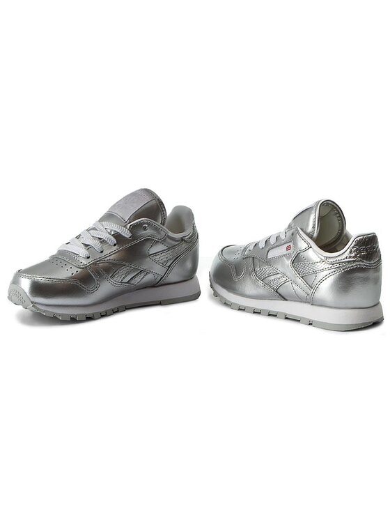 Reebok Superge Reebok Classic Leather Metallic BS7459 Srebrna