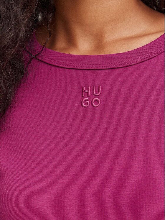 HUGO HUGO Camiseta Deloris 50512002 Rosa Regular Fit