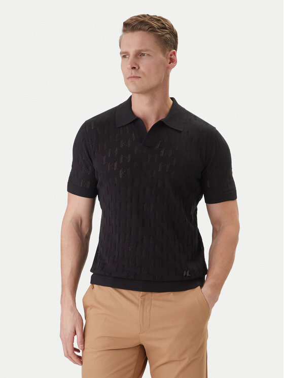 KARL LAGERFELD KARL LAGERFELD Polo 655005 562301 Negro Slim Fit
