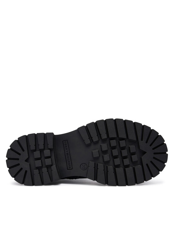 Tommy Hilfiger Боти Tommy Hilfiger Ashlyn T3A5-35161-1355 M Черен