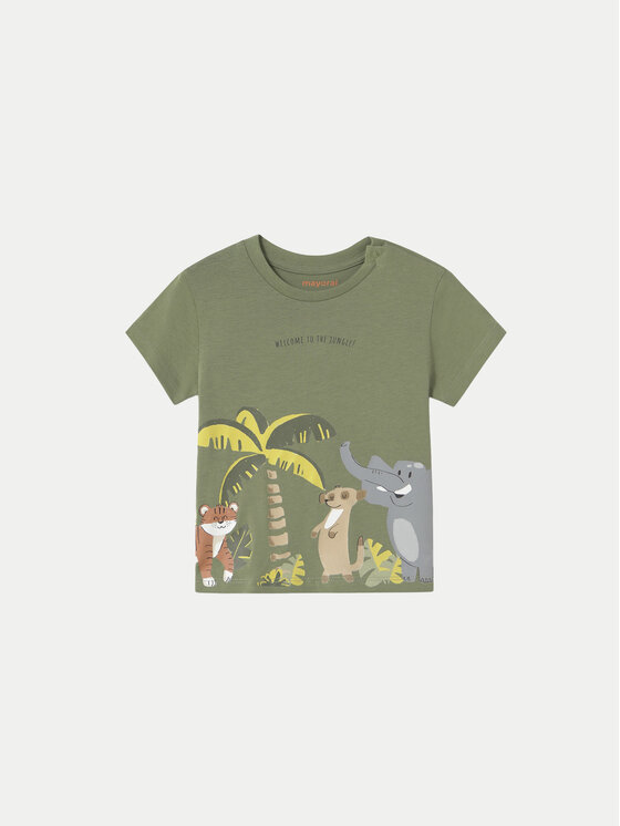 Mayoral Mayoral Футболка 1057 Зелений Regular Fit