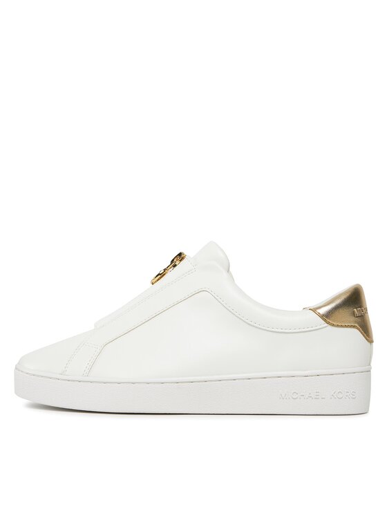 MICHAEL Michael Kors Superge MICHAEL Michael Kors Keaton Zip Slip On 43R4KTFP2L Bela