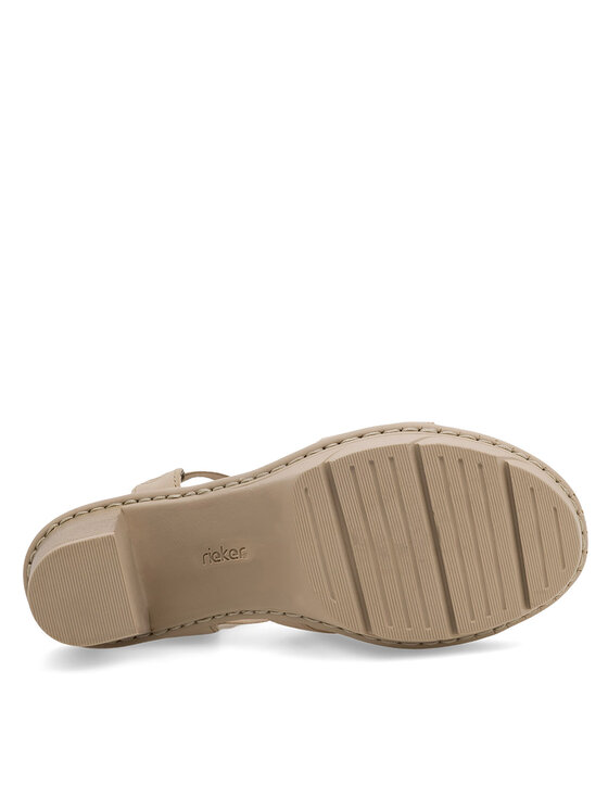 Rieker Sandały Rieker 67526-62 Beżowy