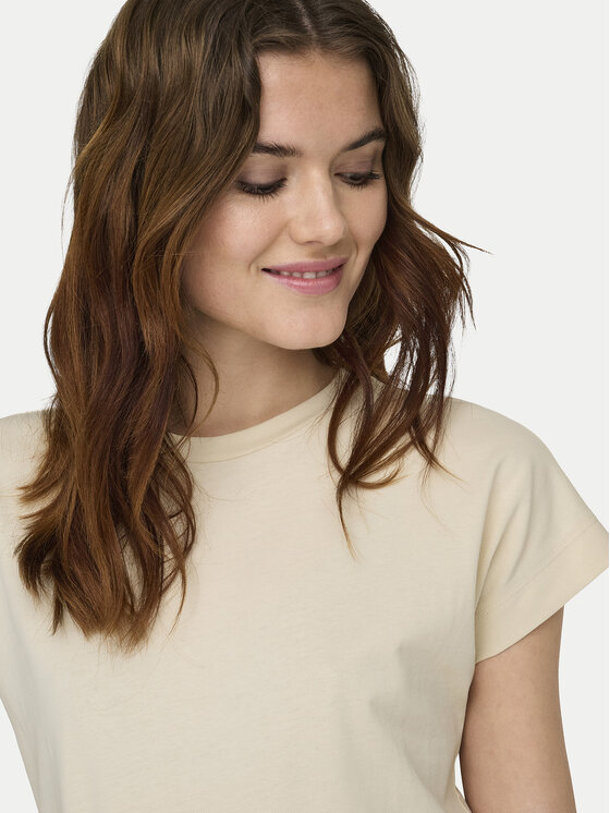 ONLY ONLY Camiseta Erica 15308926 Beis Oversize