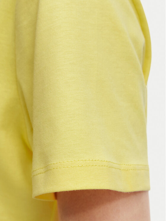 Beverly Hills Polo Club Beverly Hills Polo Club Camiseta P-SS26W-TS5165188 Amarillo Regular Fit