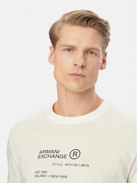 Armani Exchange Armani Exchange Camiseta XM002490 AF10358 U0009 Blanco Regular Fit