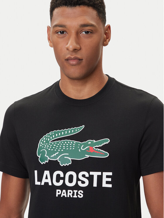 Lacoste Lacoste Camiseta TH5634 Negro Regular Fit
