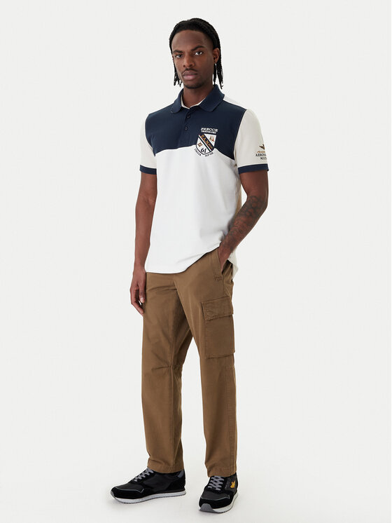 Aeronautica Militare Aeronautica Militare Polo 261PO1915UP00191 Blanco Regular Fit