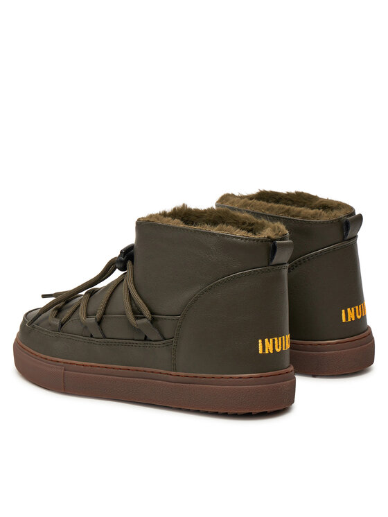 Inuikii Śniegowce Inuikii Grape Low 05600-004 Khaki