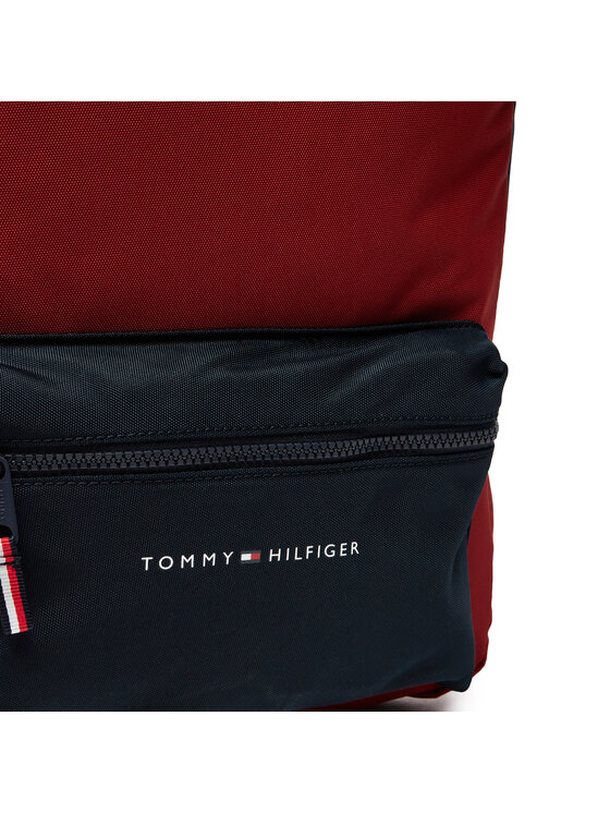 Tommy Hilfiger Rucsac Tommy Hilfiger Essential Colorblock Backpack AU0AU01917 Roșu
