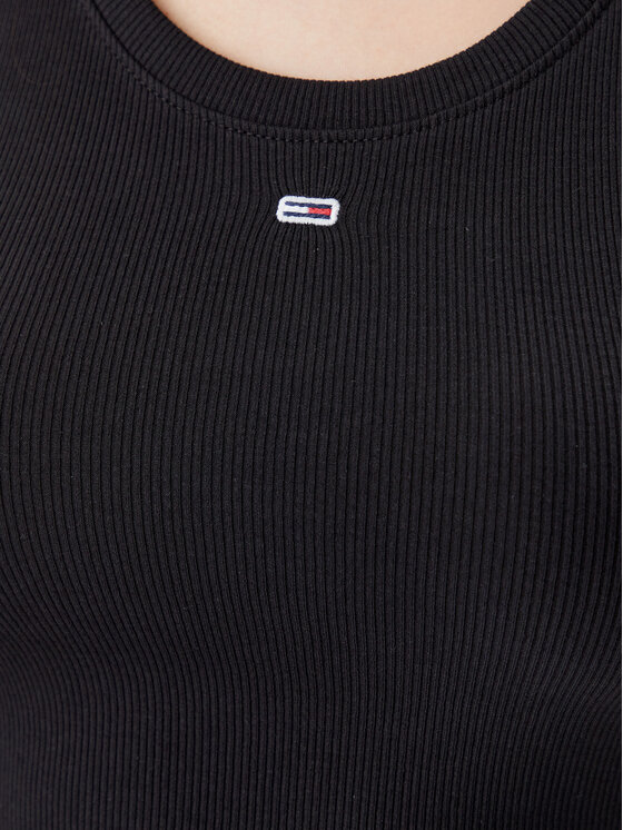 Tommy Jeans Tommy Jeans Top Essential DW0DW20673 Nero Slim Fit