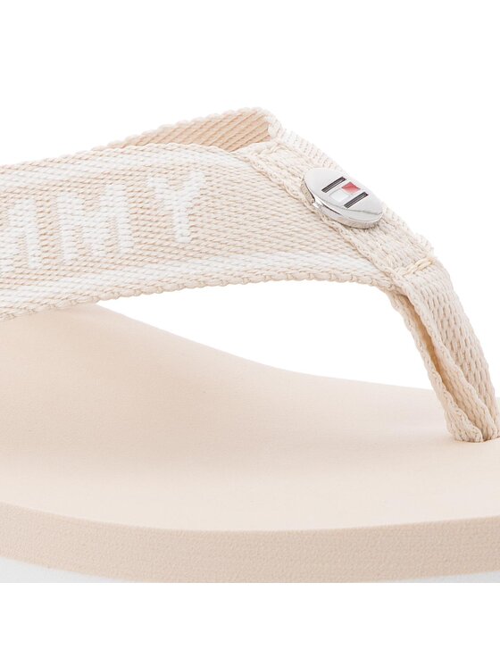 Tommy Hilfiger Flip flop Tommy Hilfiger Branding Beach Sandal FW0FW02953 Bej