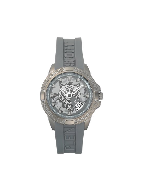 Plein Sport Годинник Plein Sport Touchdown Camo PSFBA0223 Сірий