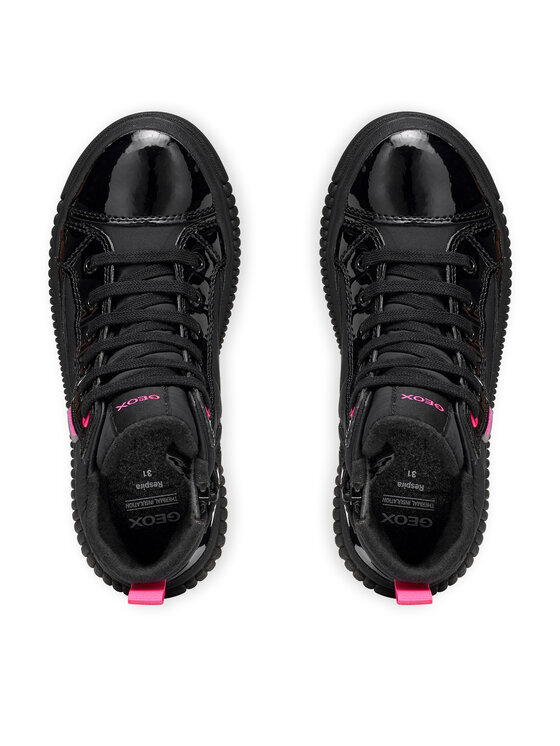 Geox Trzewiki Geox J Laquinny Girl B Abx J661JA 0HHFU C9B8L M Czarny