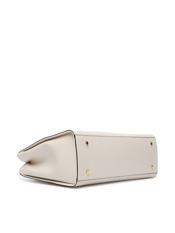 Tommy Hilfiger Дамска чанта Tommy Hilfiger Th Daily Satchel Mono AW0AW18418 Екрю