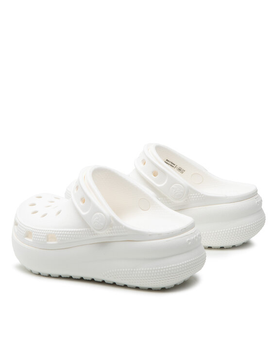 Crocs Şlapi Crocs Classic Crocs Cutie Clog 207708 Alb