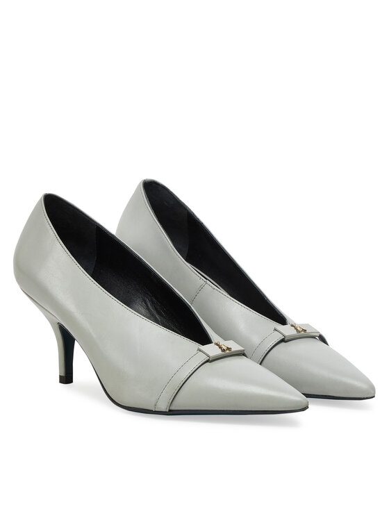 Patrizia Pepe Čevlji z visoko peto Patrizia Pepe 8Z0097/L048-S702 Siva