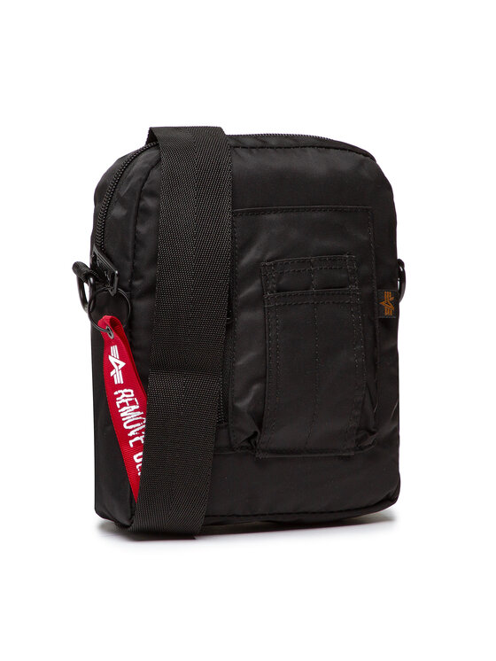 Alpha Industries Плоска сумка Alpha Industries Crew Carry Bag 196924 Чорний