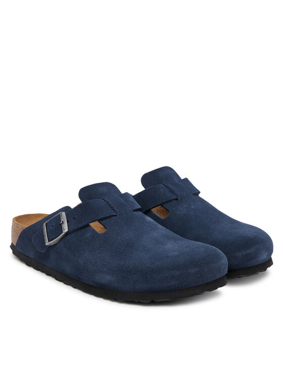 Birkenstock Klapki Birkenstock Boston 1030902 Granatowy