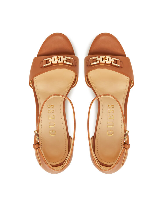 Guess Босоніжки Guess FLJSET LEA03 Коричневий
