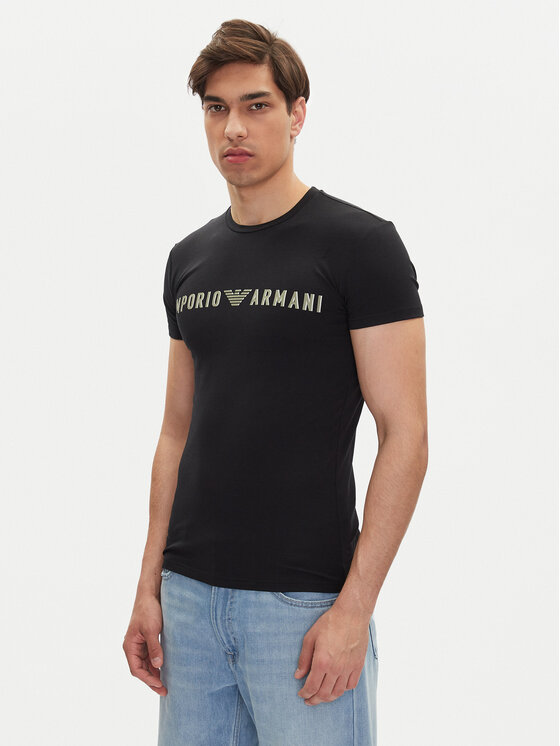 Emporio Armani Underwear Emporio Armani Underwear Camiseta EM000375 AF10772 UC001 Negro Slim Fit