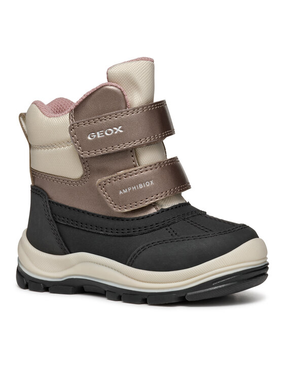 Geox Škornji za sneg Geox B Flanfil Girl B Abx B463WD 050FU C0976 M Črna
