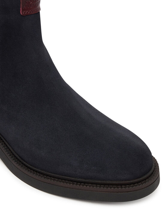 Tommy Hilfiger Členková obuv s elastickým prvkom Tommy Hilfiger Comfort Lwt FM0FM05592 Tmavomodrá