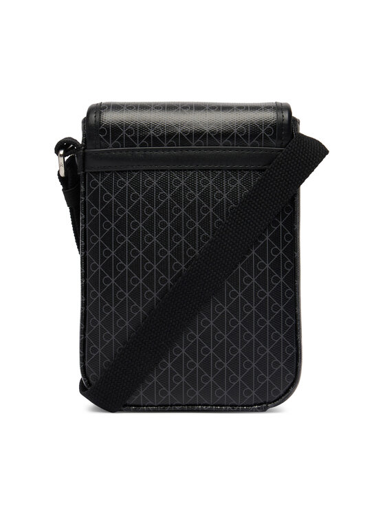 Calvin Klein Funda para móvil Calvin Klein Emblem Aop Coated Phone Crossbod LV04D1218G Negro
