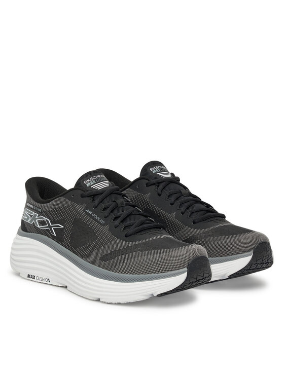 Skechers Buty do biegania Skechers Max Cushioning Endeavour-Exciton 220611/BLK Czarny