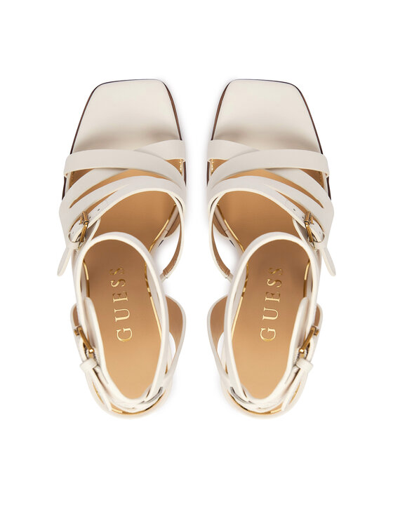 Guess Босоніжки Guess FLJRAD LEA03 Кремовий