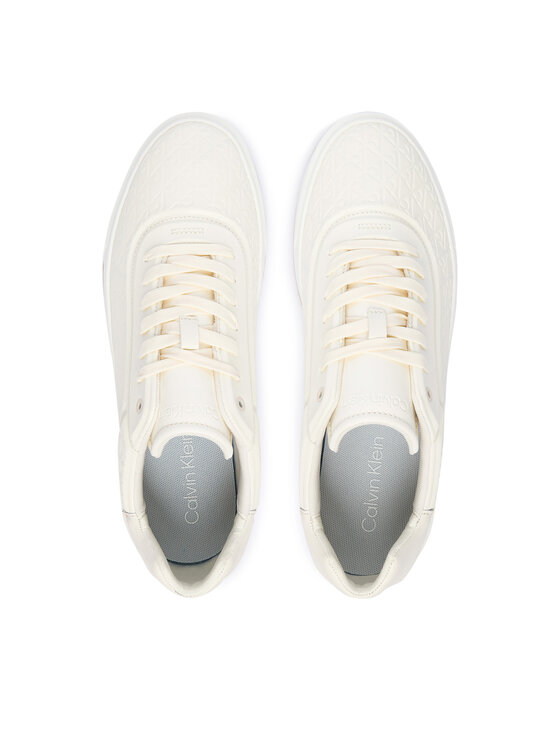 Calvin Klein Sneakersy Calvin Klein Basket Cup Oxf Lup Hf HM0HM02132 Krémová