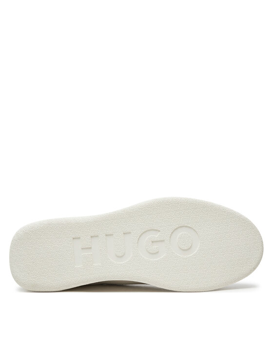 HUGO Sneakersy Hugo Riven Tenn punyl 50523439 Biela