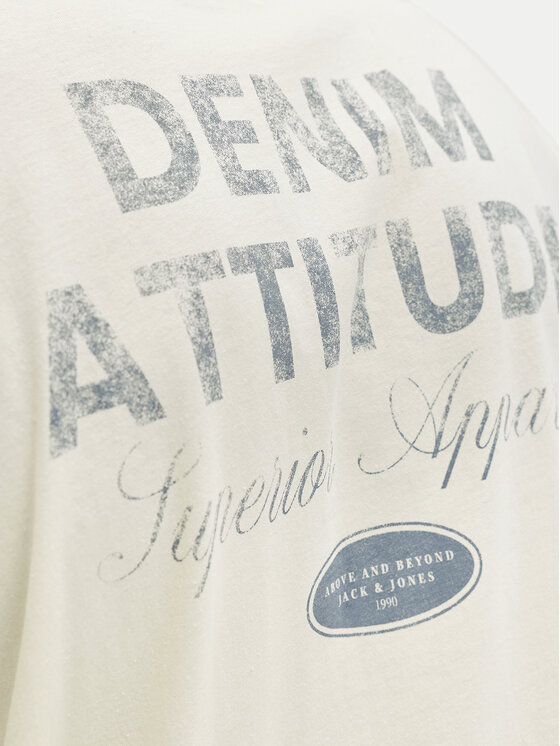 Jack & Jones Jack & Jones Camiseta Edover 12288005 Écru Regular Fit