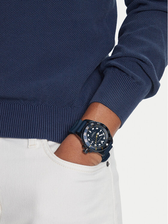 Nautica Zegarek Nautica Sporty SET NAPSDS506 Granatowy